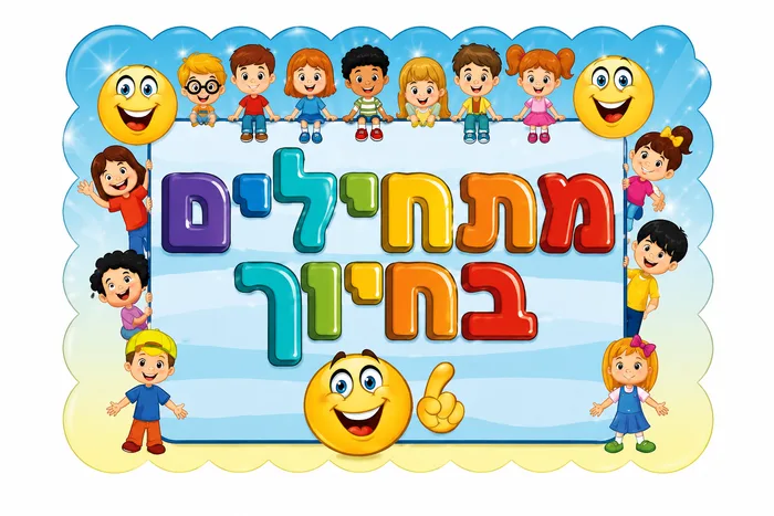 שלט-מתחילים בחיוך
