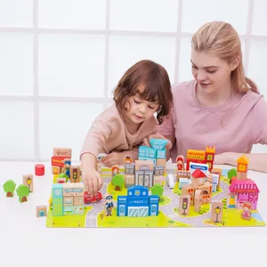 ערכת קוביות עיר 120 חלקים