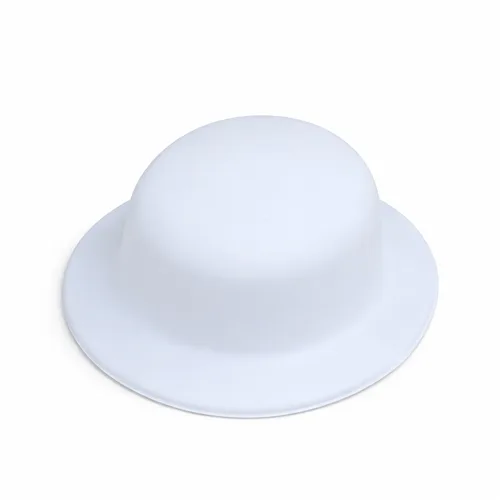 כובע לבן -קטיפה