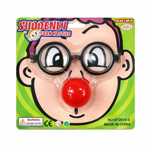 משקפיים+אף ליצן