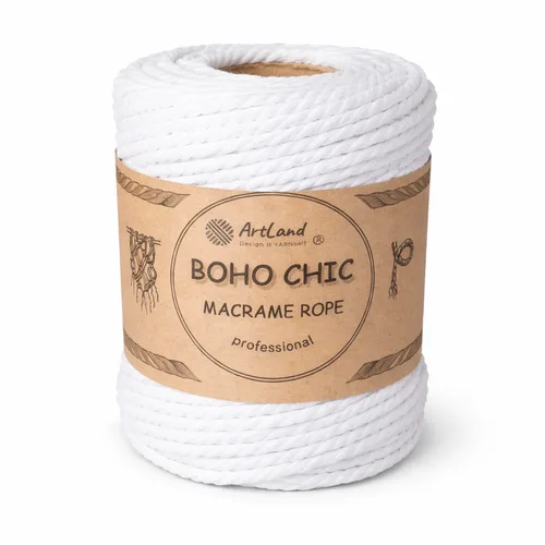 חוט מקרמה-לבן