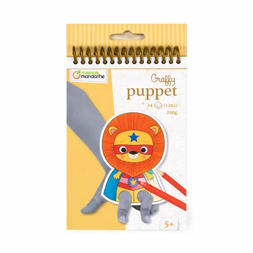 חוברת בובות אצבע לצביעה-חיות