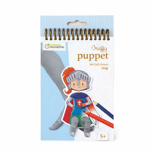 חוברת בובות אצבע לצביעה-אבירים