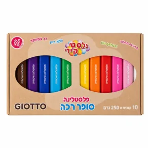 מארז פלסטלינה 10 צבעים