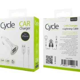 מטען רכב+ כבל Type-c