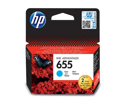 דיו HP 655 כחול מקורי