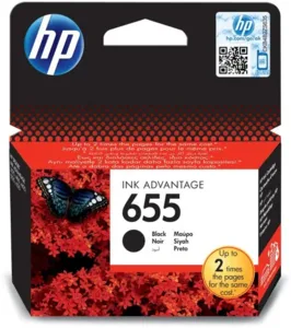דיו HP 655 שחור מקורי