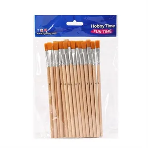 25 מכחולים שטוחים - מספר 4