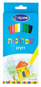 עפרונות צבעוניים דקים-אומגה