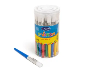 36 מכחולים שטוחים בכוס-אומגה