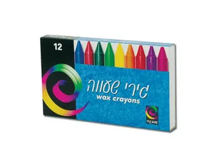 12 גירי שעווה עבים- אומגה