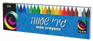 24 גירי שעווה עבים- אומגה