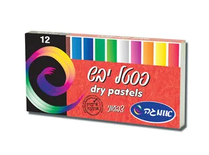 12 פסטל יבש צבעוני- אומגה