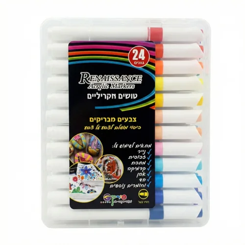 סט 24 טושים אקריליים- Renaissance