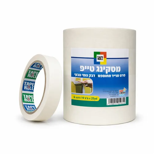 מסקינג טייפ(נייר דבק) -19 מ"מ