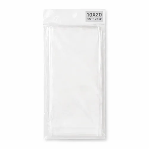 שקיות צלופן – 20×10 ס"מ