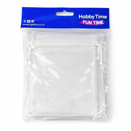 שקיות אורגנזה 10 יחידות -10X12 ס"מ