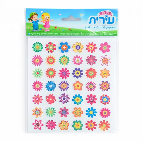 מדבקות-פרחים