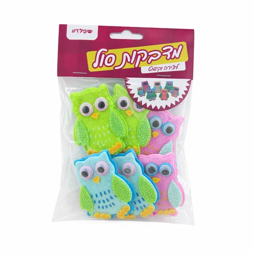 מדבקות סול ינשופים -6 יחידות